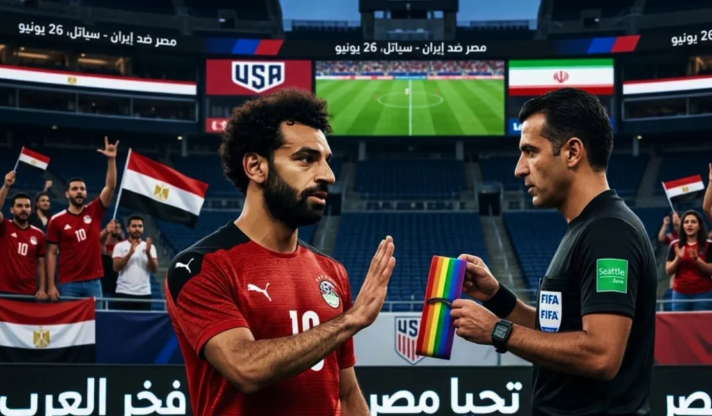 مباراة مصر وإيران في كأس العالم