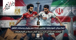 أزمة مباراة مصر وإيران