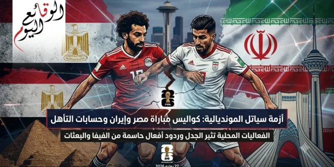 أزمة مباراة مصر وإيران