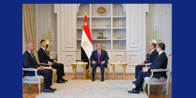 الرئيس السيسي يستقبل كوشنر
