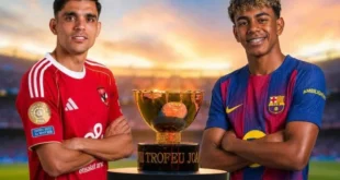 مباراة الأهلي وبرشلونة
