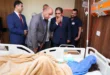 وزير العمل ومحافظ الإسماعيلية يزوران مصابي حادث طريق الدواويس