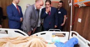وزير العمل ومحافظ الإسماعيلية يزوران مصابي حادث طريق الدواويس