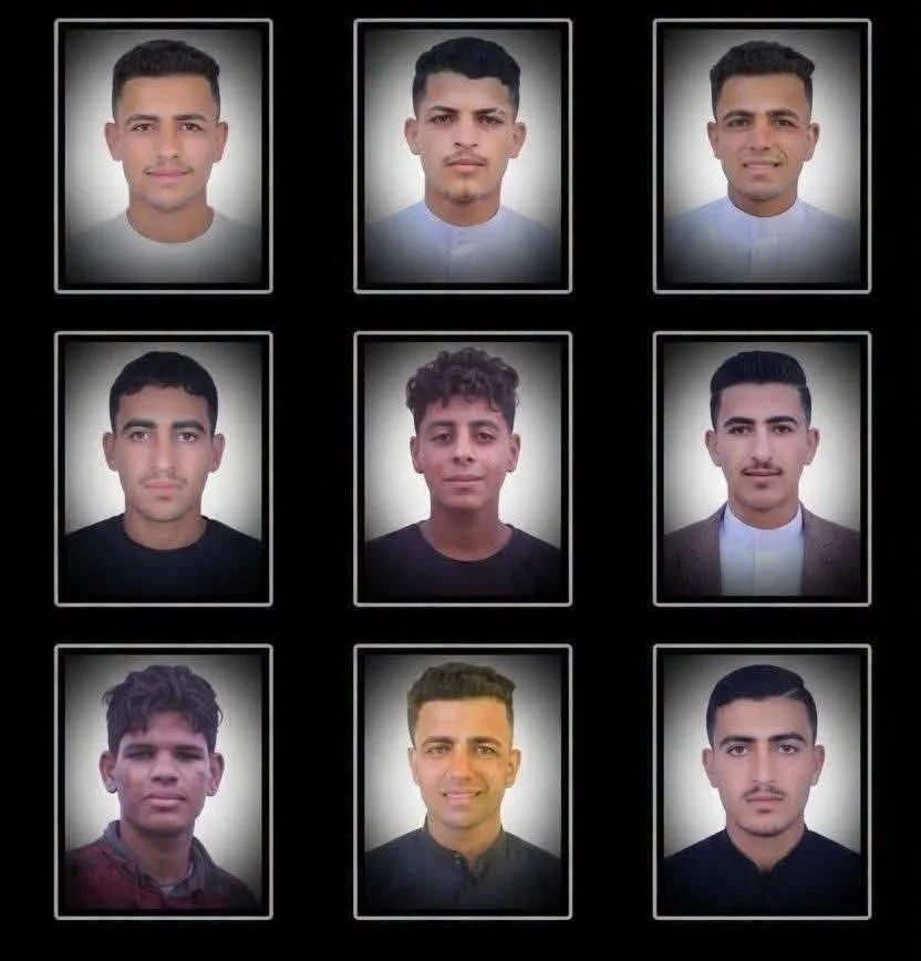 شهداء حادث طريق الدواويس