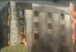 حريق حدائق الأهرام