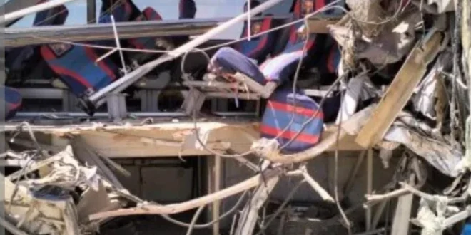 صورة من حادث طريق سوهاج الصحراوي
