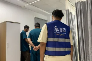 صناع الحياة في موقع حادث طريق الدواويس