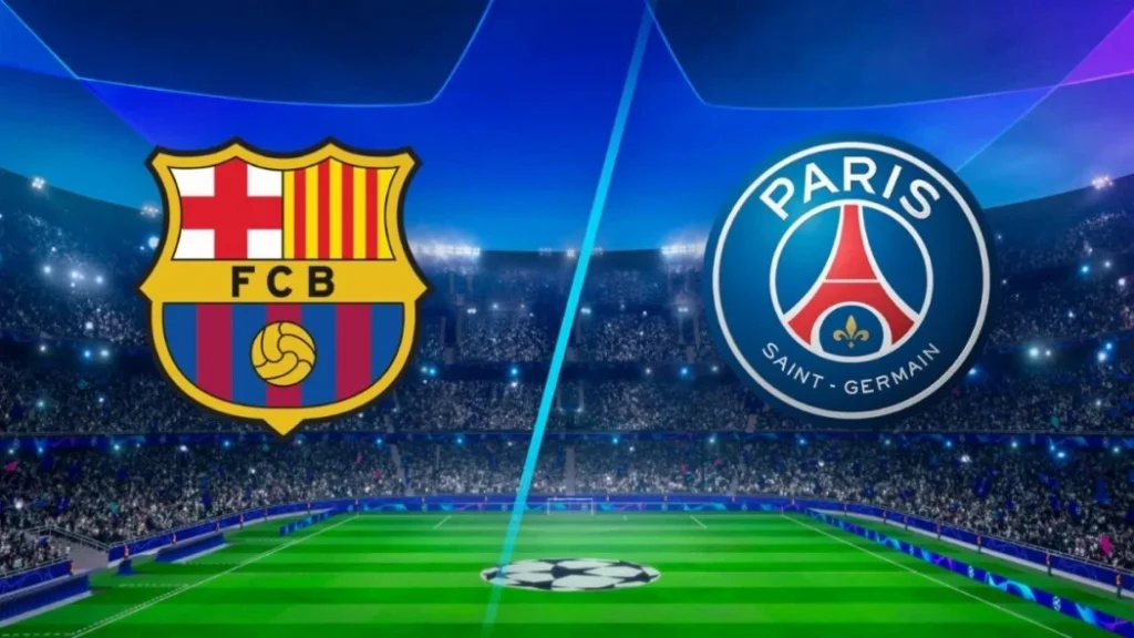مباراة باريس سان جيرمان وبرشلونة